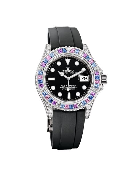 rolex yacht master diamond bezel|Rolex Yacht-Master chronometer.